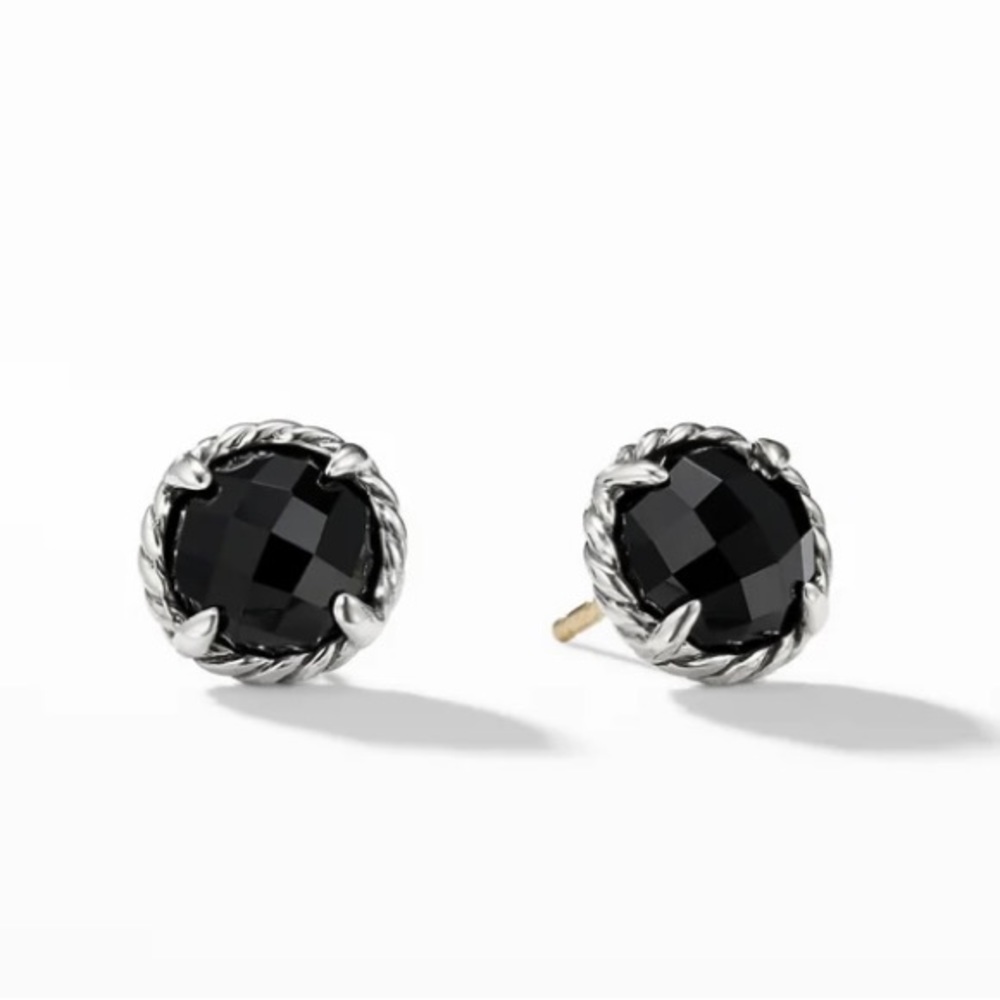 David Yurman Black Onyx Earrings